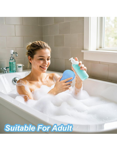 Esponja de Baño para Bebés 3 Pcs Gsbnjuy Suave Absorbente