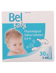Ampollas de Solución Salina Fisiológica Bel Baby 5 ml - 30 Unidades