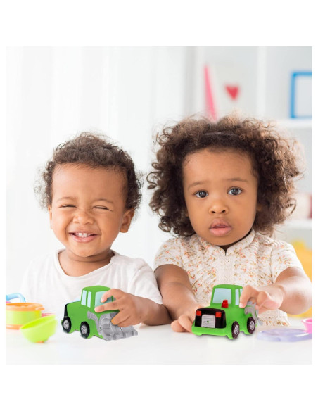 Juguete de Baño Bulldozer DolliBu Verde Flotante 9.5cm