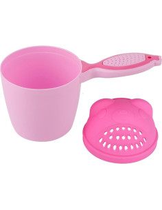 Taza de Enjuague para Bebé Rosa - Diseño Ergonómico y Divertido 2