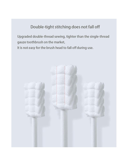 Limpiador Oral para Bebés YUDNLIB 48 Piezas Gasa Suave