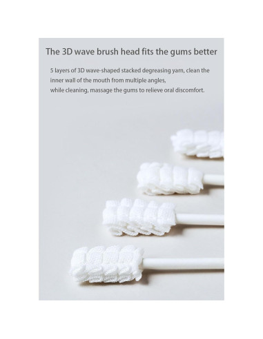 Limpiador Oral para Bebés YUDNLIB 48 Piezas Gasa Suave