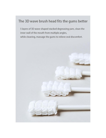 Limpiador Oral para Bebés YUDNLIB 48 Piezas Gasa Suave