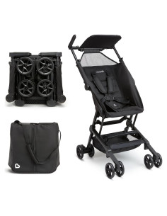 Carriola Plegable Munchkin Sparrow Negra para Bebés y Niños