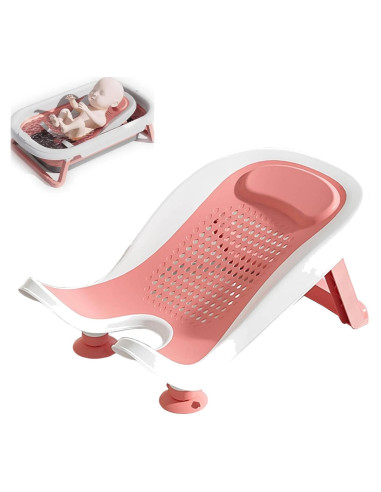 Bañera Multifuncional Plegable para Bebés - Soporte Ergonómico
