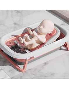 Bañera Multifuncional Plegable para Bebés - Soporte Ergonómico 2