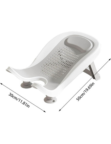 Bañera Multifuncional Plegable para Bebés - Soporte Ergonómico