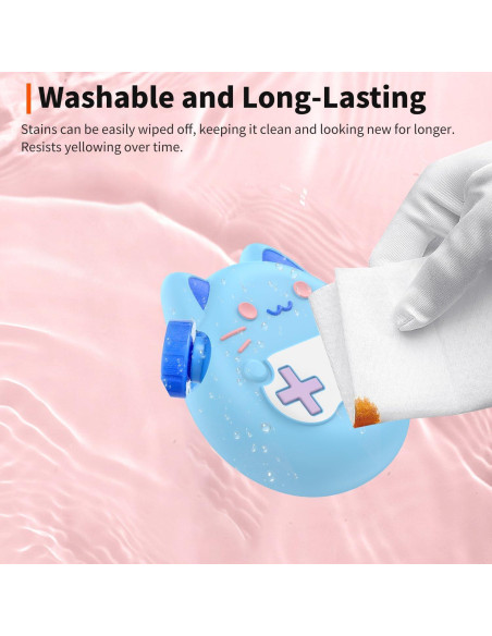 Funda Protectora de Silicona HUKWIMO para Tamagotchi Paradise Azul