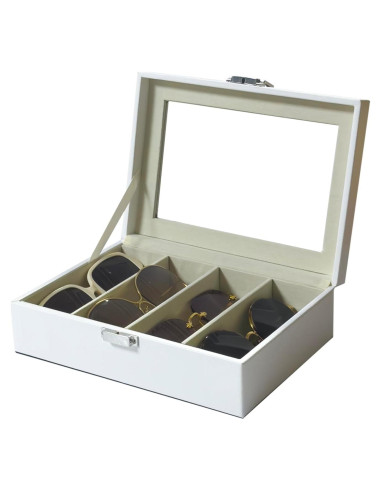 Organizador de Gafas de Sol JB0002 Cuero Sintético 4 Ranuras