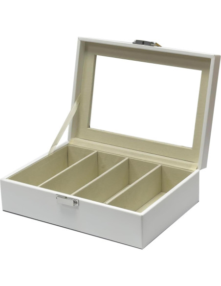 Organizador de Gafas de Sol JB0002 Cuero Sintético 4 Ranuras