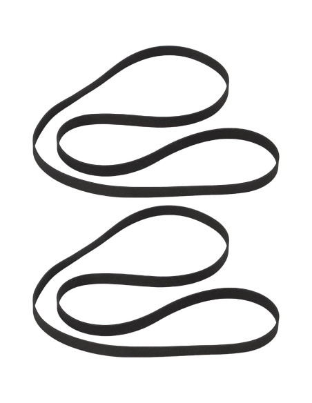 2 Correas de Reemplazo para Tocadiscos BTSEURY 145x5mm Caucho