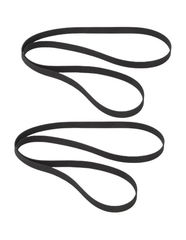 2 Correas de Reemplazo para Tocadiscos BTSEURY 145x5mm Caucho