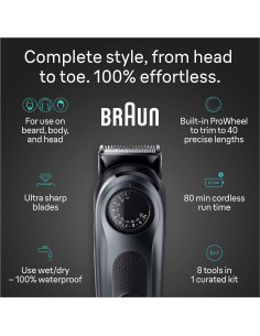 Braun Kit de Estilo Todo-en-Uno 8-en-1 Serie 5 5471 2