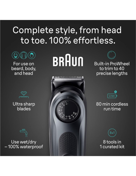 Braun Kit de Estilo Todo-en-Uno 8-en-1 Serie 5 5471
