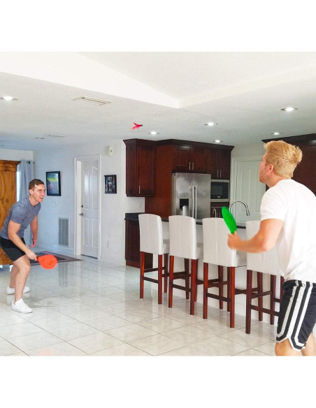 Juego de Paddle Ball Funsparks Jazzminton - 2 Palas y 4 Birdies