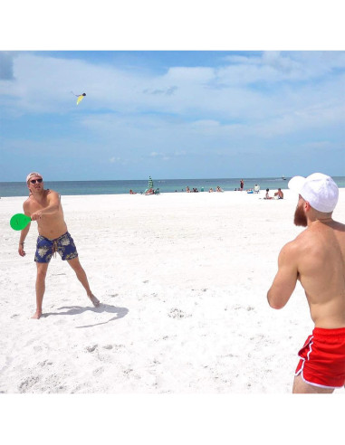 Juego de Paddle Ball Funsparks Jazzminton - 2 Palas y 4 Birdies