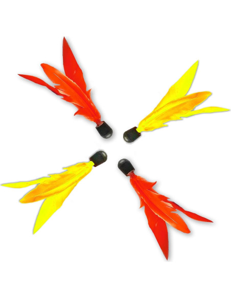 Juego de Paddle Ball Funsparks Jazzminton - 2 Palas y 4 Birdies