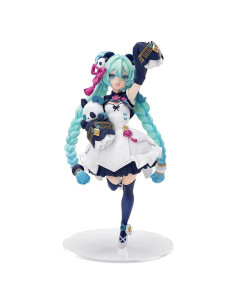 Estatua Hatsune Miku Luminasta PVC 18cm - SEGA