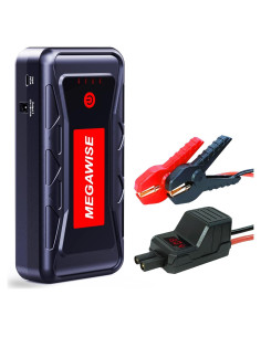 Arrancador de Batería MEGAWISE 2500A 21800mAh 12V USB