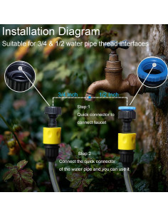 Manguera de Jardín AiPertop 15.24m Expandible con Boquilla 8 Modos 2