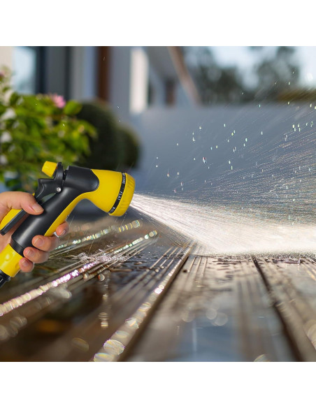 Manguera de Jardín AiPertop 15.24m Expandible con Boquilla 8 Modos