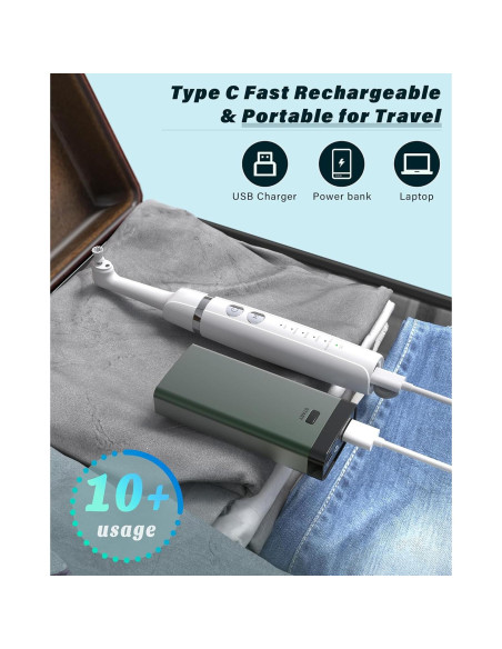 Pulidor Dental Eléctrico Zahnheld WD-JY-A02 con 5 Cabezas