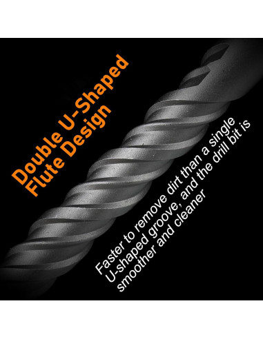 Conjunto de Brocas SDS Plus WildBossy 3 Piezas 1.59 cm x 30.48 cm