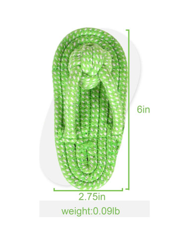 Juguete Interactivo para Perros Sunglow Cuerda y Bola 30cm