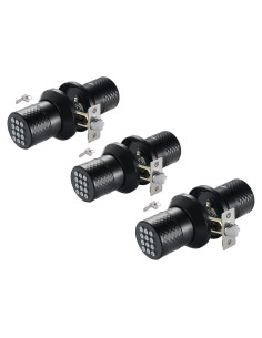 Cerradura de Pomo Electrónica Buoan YL-98 Negra con Teclado