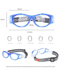 Gafas Deportivas SooGree para Niños - Antichoque Azul 2