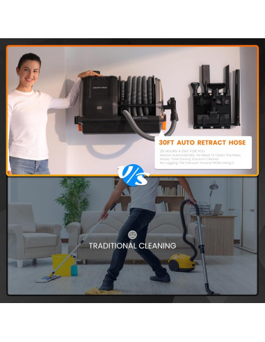 Aspiradora Húmeda Seca Giraffe Tools SGV-W18AR11M-Cplus 9.14m