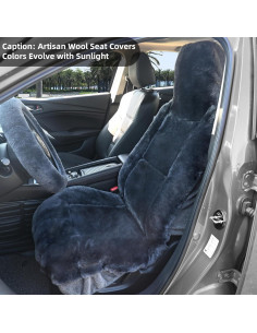 Cubierta de Asiento de Coche Aegis 2025 Piel de Oveja Merino 2