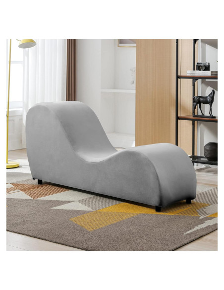 Silla Lounge Ergonómica ijuicy para Yoga y Relajación Gris Claro