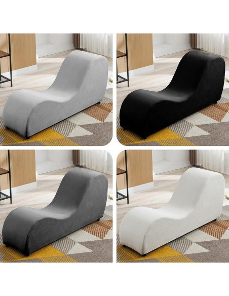 Silla Lounge Ergonómica ijuicy para Yoga y Relajación Gris Claro