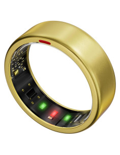 Anillo Inteligente POBOVi OnePlus - Titanio Oro Tamaño 12