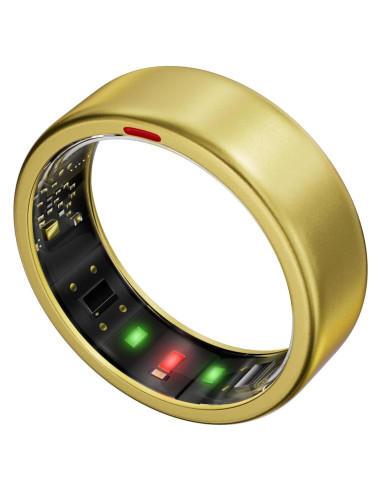 Anillo Inteligente POBOVi OnePlus - Titanio Oro Tamaño 12