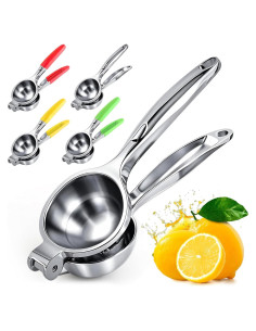 Exprimidor de Limón Manual PUPTILY Acero Inoxidable 0.5L