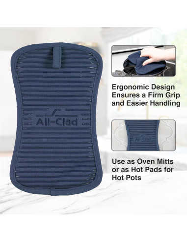 Soporte para Ollas de Silicona All-Clad 1 Paquete Índigo