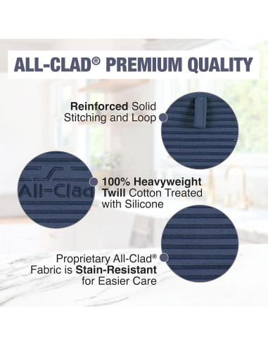 Soporte para Ollas de Silicona All-Clad 1 Paquete Índigo
