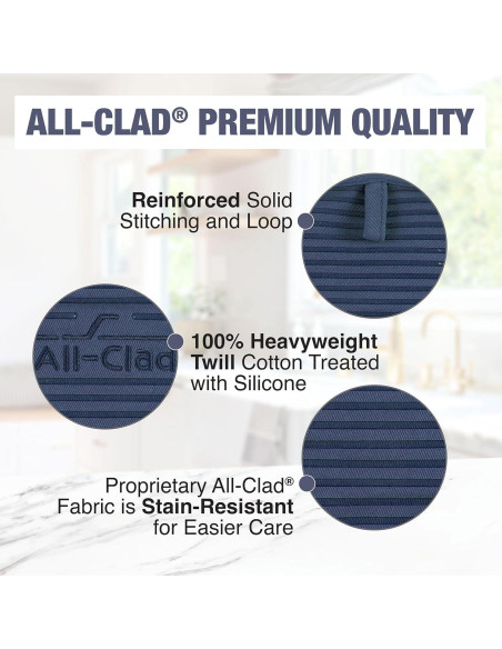 Soporte para Ollas de Silicona All-Clad 1 Paquete Índigo