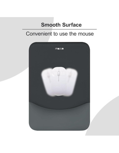 Almohadilla Ergonómica para Ratón MOSISO Gris Pizarra 24.5x18cm