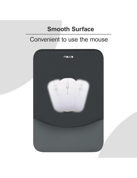 Almohadilla Ergonómica para Ratón MOSISO Gris Pizarra 24.5x18cm