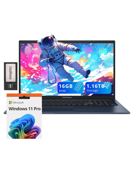 Laptop ASUS Vivobook 17.3" FHD, Intel i3-1215U, 16GB RAM, 1.16TB