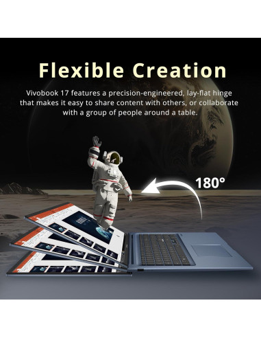 Laptop ASUS Vivobook 17.3" FHD, Intel i3-1215U, 16GB RAM, 1.16TB