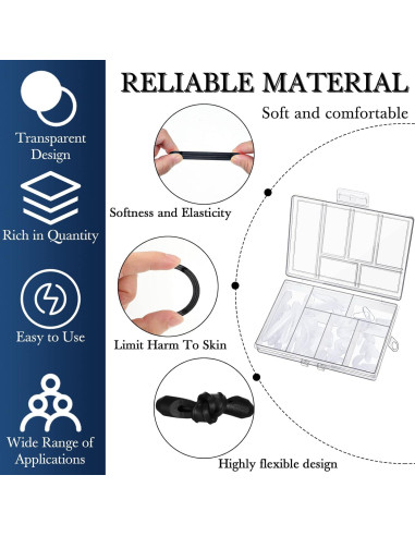 50 Piezas Accesorios para Gafas Konohan Almohadillas y Soportes