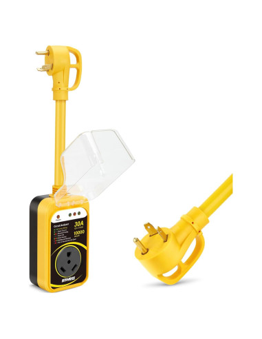 Protector de Sobretensión Kohree 30A 10000J para RV Amarillo