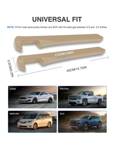 Relleno Espacio Asientos Coche Homaupt SGF01 Beige 3.1cm