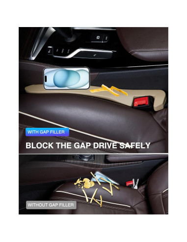 Relleno Espacio Asientos Coche Homaupt SGF01 Beige 3.1cm