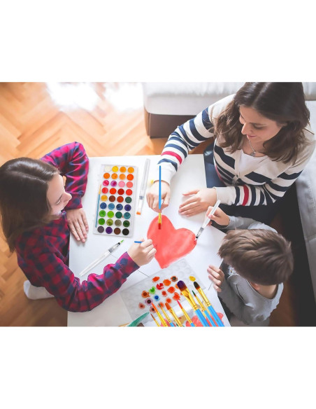 Set de Pintura Acuarela AROIC 36 Colores con 16 Pinceles