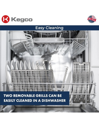 Bandeja de Goteo Kegco SESM-249D 61x23 cm Acero Inoxidable